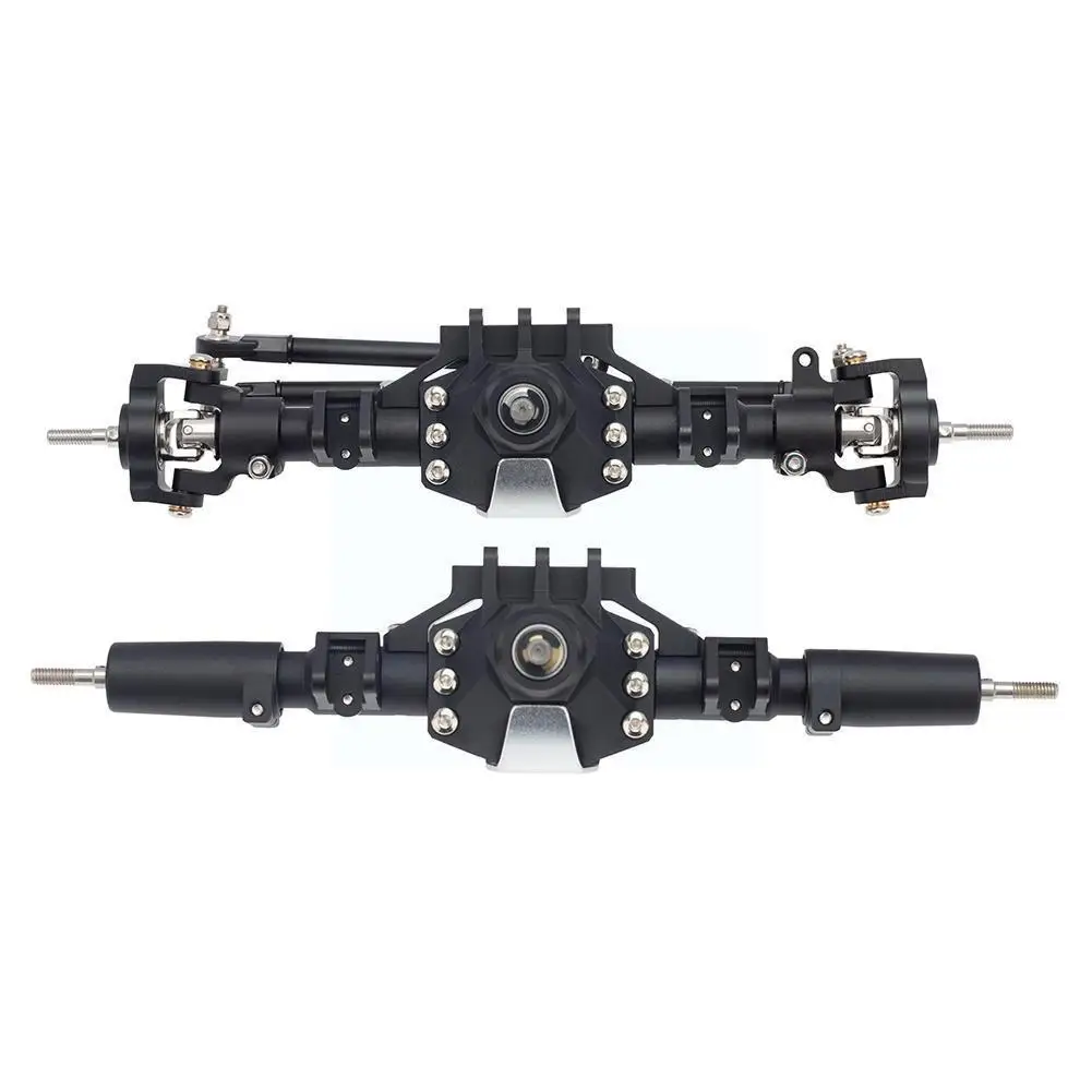 

New Cnc Machined Aluminum Alloy Front And Rear Portal Axle For 1/10 Rc Crawler Car Axial Scx10 Ii 90046 90047 Redcat Gen8 R O4k4