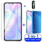 Силиконовый чехол для Xiaomi Redmi 9a, 9c, 9, 8a, 8, a, c, закаленное стекло