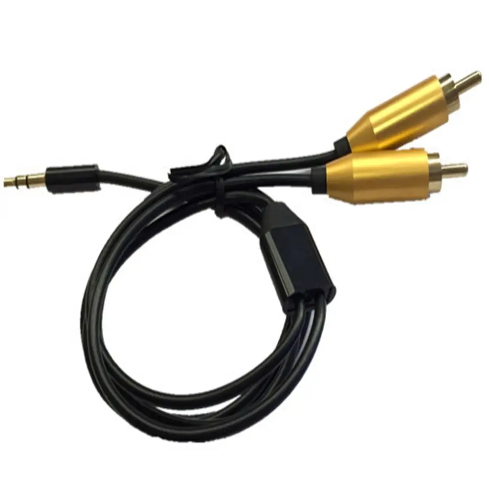 3 5 мм до 2RCA кабель RCA аудио штекер-штекер 2 rca aux для усилителя телефона Edifer домашний