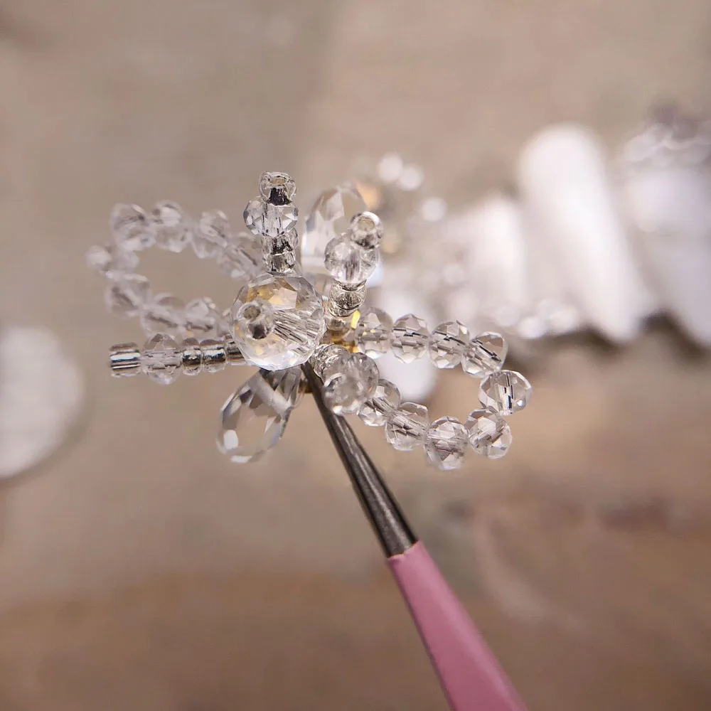 

3D Nail Rhinestones Candy Color Charms Delicate Crystal Butterfly Bow DIY Nail Art Decorations Manicure Accessories