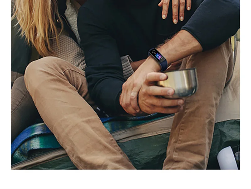 Умный Браслет huawei Honor Band 5, Оксиметр, волшебный цвет, сенсорный экран, для плавания, для обнаружения сердечного ритма, сна, сна
