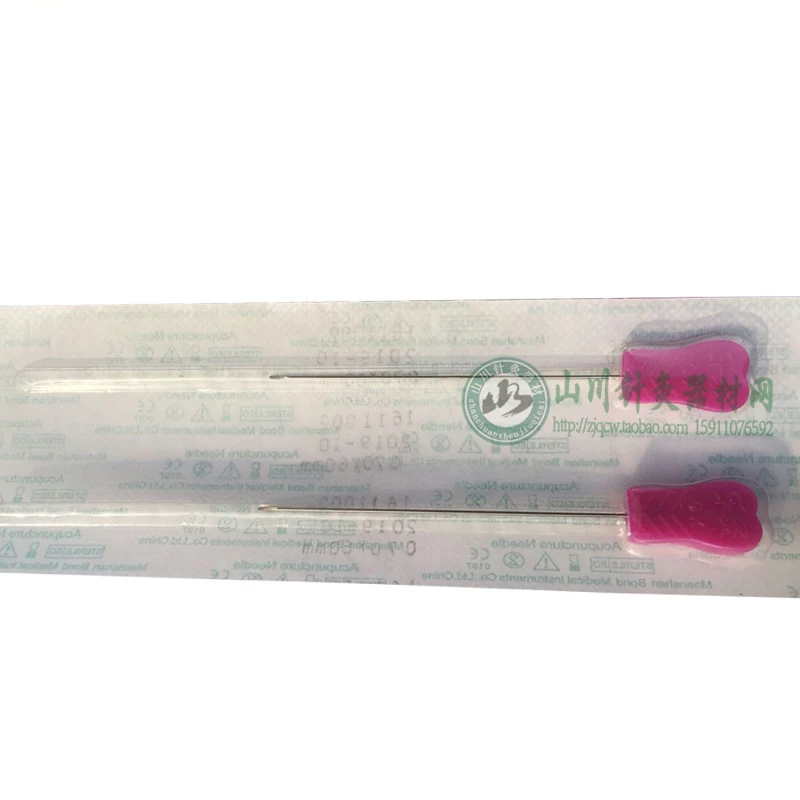 Стерильные одноразовые иглы EACU стерильные для акупунктуры Пластик ручки лезвие