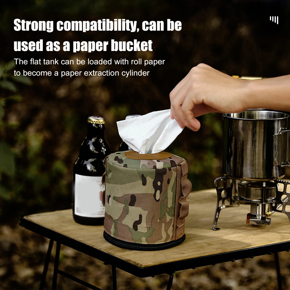 

New Gas Can Protective Cover Camouflage Outdoor Gas Canister Case Camping Gas Tank Storage Bag Propane Butane Cylinder Cover