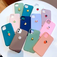 3d fruits silicone case for iphone 11 13 pro xs max xr 12 mini tpu phone cases for iphone x 6 6s 7 8 plus cover etui