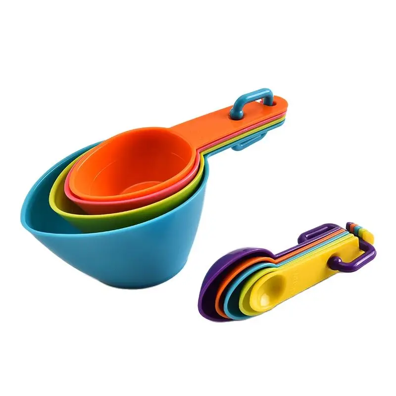 

4pcs/set Measuring Spoon Sets Creative Baking Cooking Spoons Silicone Measuring Tool with Scale Kitchen Measuring Spoons Tools