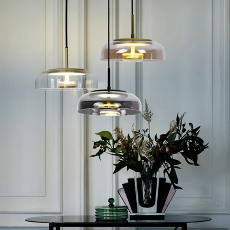 

Post-modern Luxury Glass Chandelier Lights Nordic Style Creative Bar Lustres Pendentes Lamp Living Room Hanglamp Decor Fixture