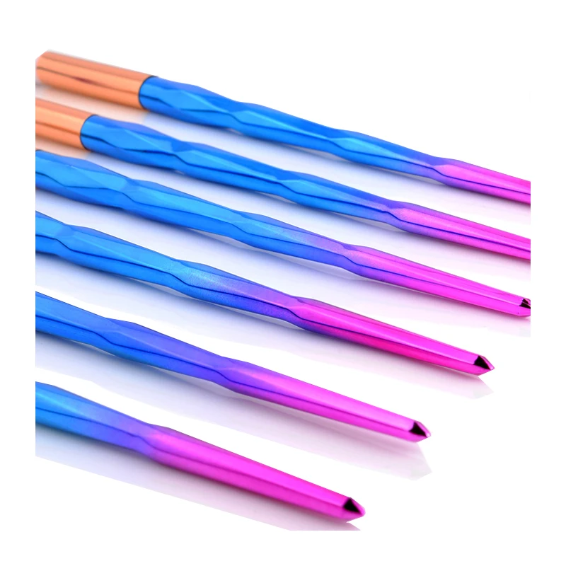 20 шт. алмазные кисти для макияжа набор кистей глаз тональный порошок тени век