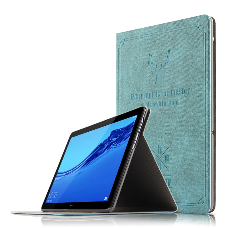 Чехол подставка из искусственной кожи для Huawei MediaPad T5 10 дюймов аналогична 1