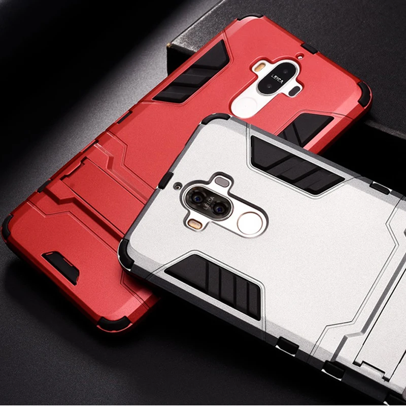 Kickstand Case for Huawei Mate 9 Holder Cases Pro Hard Shockproof Stand Cover Shell 9pro | Мобильные телефоны и