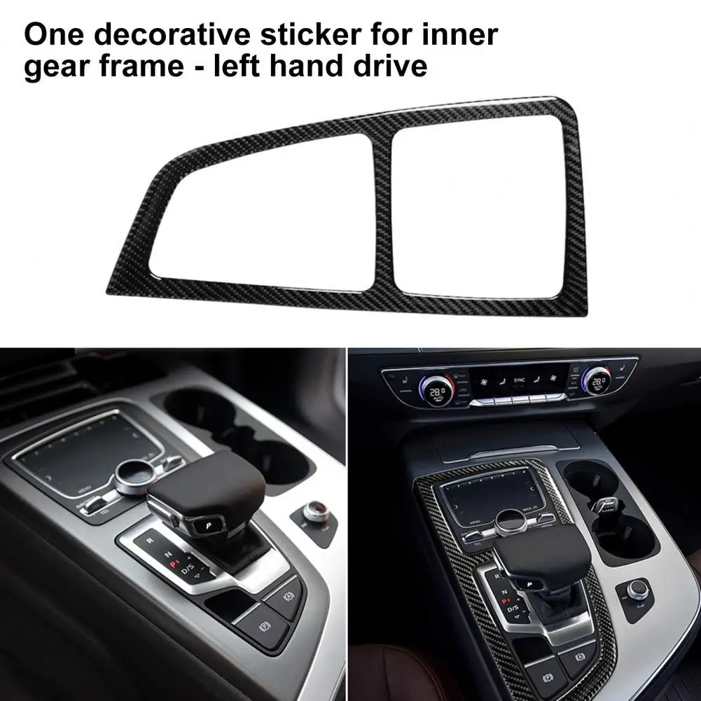 

Наклейка для интерьера B-образная устойчивая к царапинам легкая внутренняя наклейка на раму переключения передач для Audi New Q7 SQ7 4M 2016-2019 левый ...