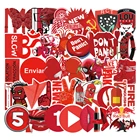 Наклейка для багажа, ноутбука, автомобиля, украшение на холодильник, 103050 шт.