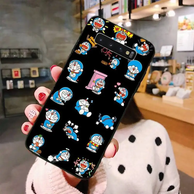 

Cute Machine Cat Phone Case For Samsung galaxy S 7 8 9 10 20 edge A 6 10 20 30 50 51 70 note 10 plus