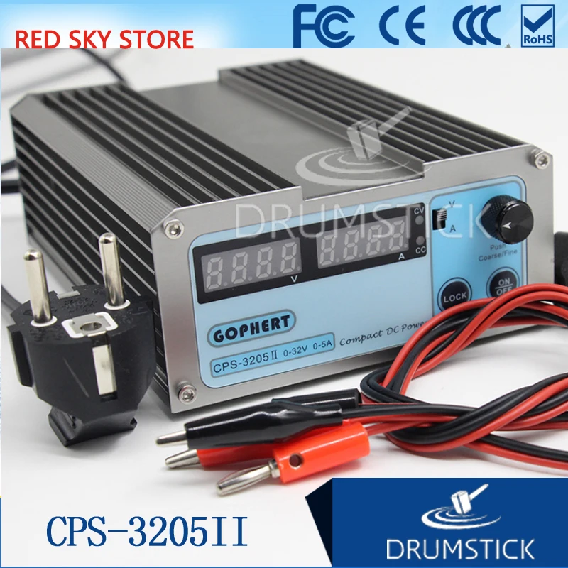 Gphert CPS 3205 3205II 0 30V Регулируемый DC импульсный источник питания 5A 160W SMPS переключаемый