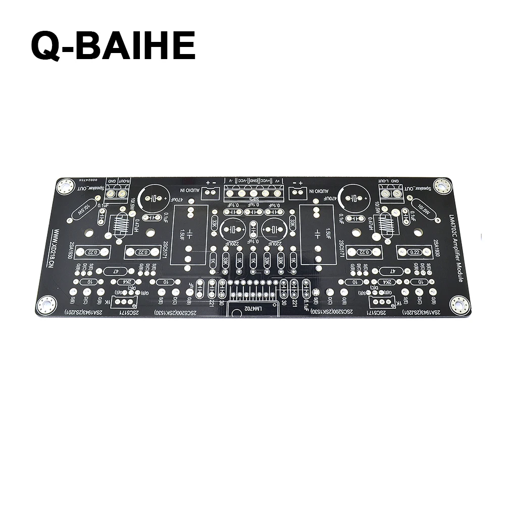 LM4702+ 2SK1530+ 2SJ201 стерео печатная плата усилителя мощности доска 100+ 100W