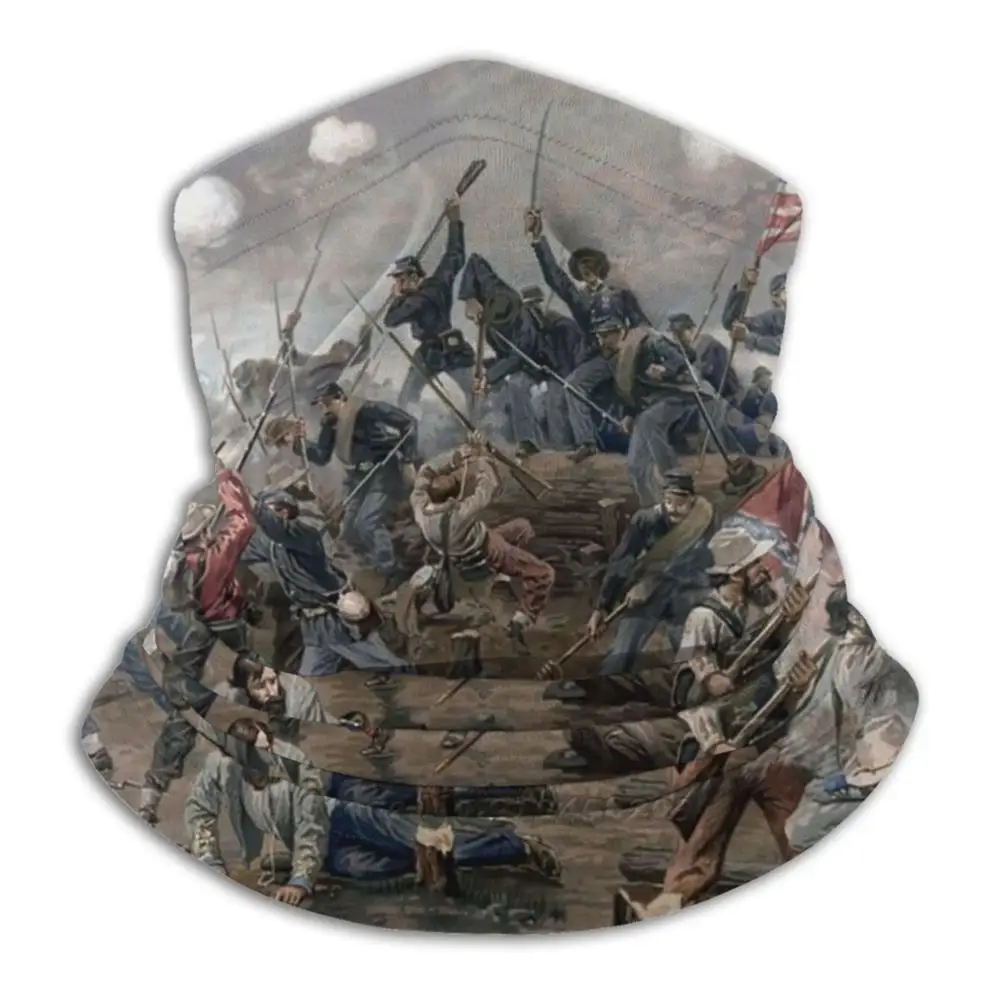 

Мягкая флисовая маска-шарф «Битва при спотсильвании», «Дом придворной войны», «Гражданская война»