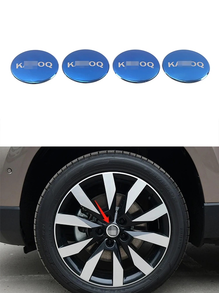 

Для Skoda Karoq 2018 2019 2020 внутренняя Ступица колеса декоративная крышка рама отделка молдинги нержавеющая сталь автомобильные аксессуары