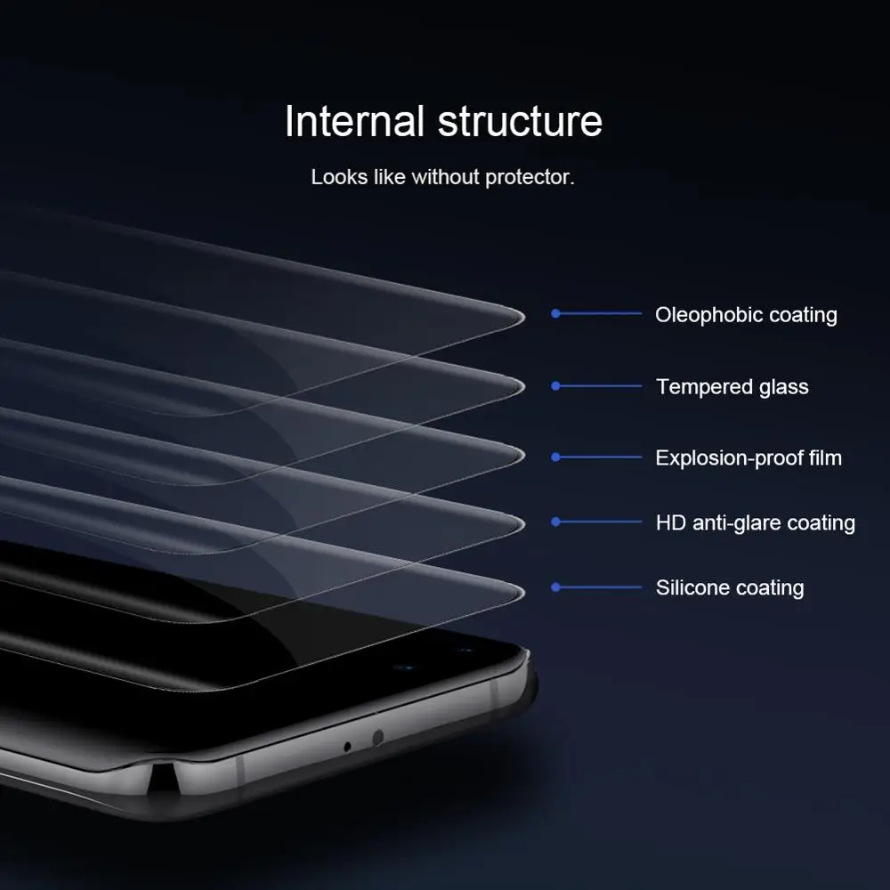 Защитное стекло Nillkin для Huawei Mate 30 P40 Pro P30 закаленное 3D полное покрытие защитная