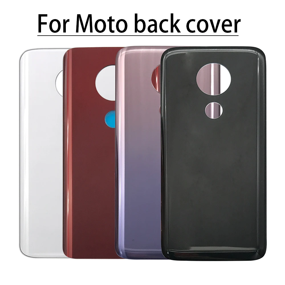 

NEW Battery Back Cover Glass Rear Case Door Replacement Housing With Glue For Motorola Moto G10 / G7 Power G8 Plus / G8 Play