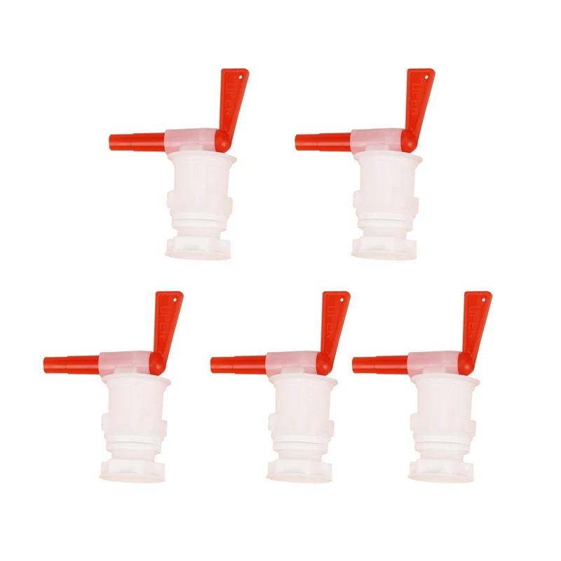 

5 Pack Plastic Bottling Bucket Spigot Tap Faucet for Homebrew Wine Making Beer