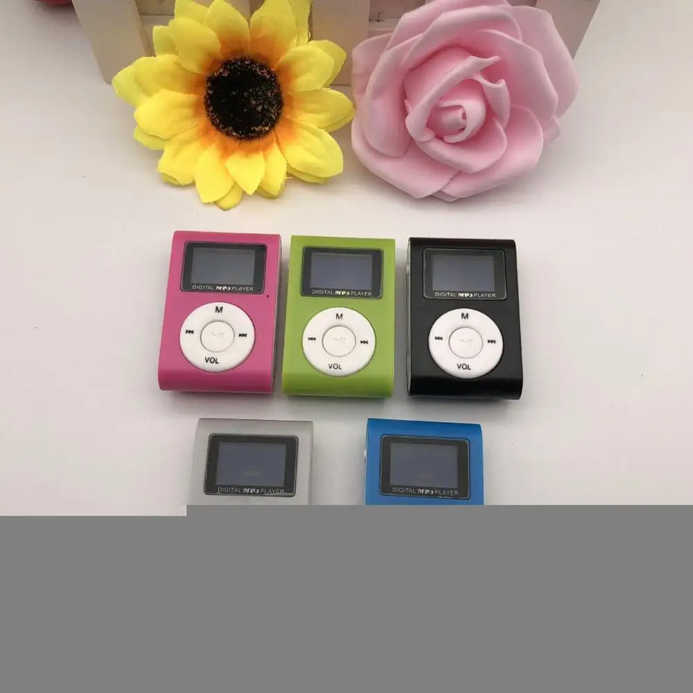 Портативный mp3 плеер маленького размера 2020 Мини ЖК экран музыкальный поддержка 32