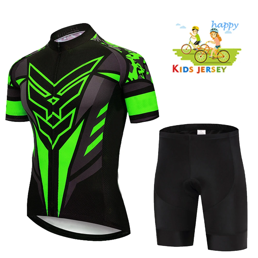 Camisa de Ciclismo Crianças dos Desenhos Nova Conjunto Animados Anime Meninos Meninas Roupas Bicicleta Estrada Terno Topos Mtb Crianças Maillot Ciclismo 2022