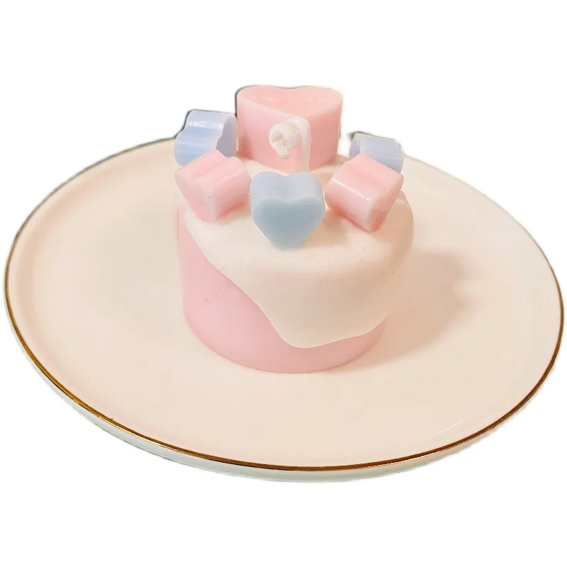 

CX Light Breeze Drizzle Romantic Gift Cake Aromatherapy Candle Ornaments