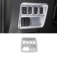 for renault koleos 2017 2018 accessories car headlamps adjustment switch frame cover trim sticker car styling abs chrome 1pcs