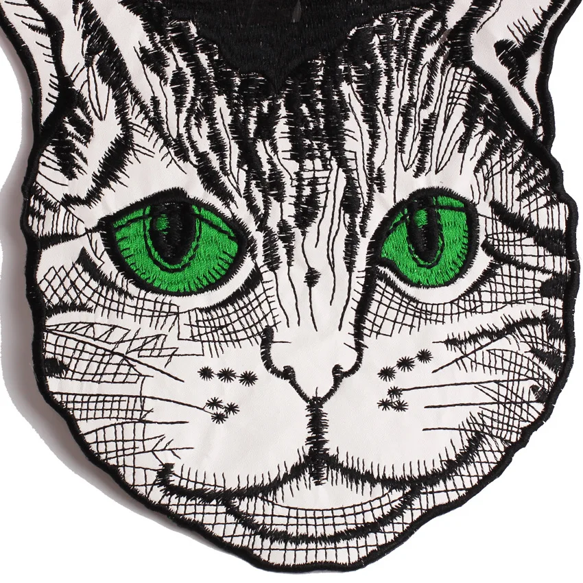 Вышивка GUGUTREE большие нашивки с кошками искусственные для одежды | Дом и сад