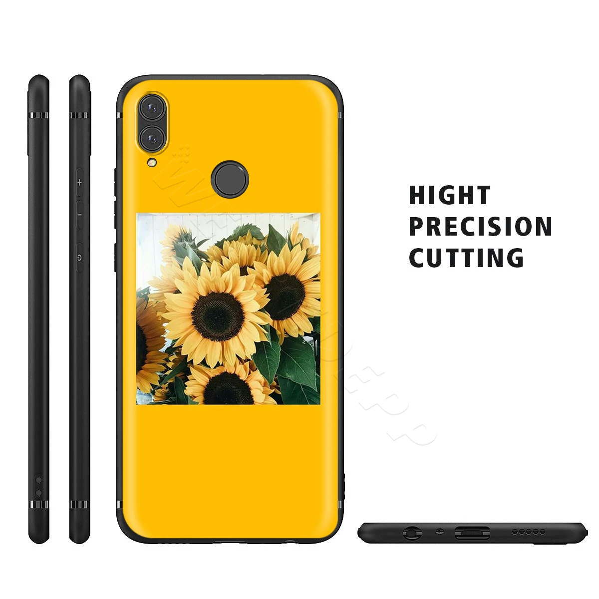 Webbedepp красивый желтый чехол с подсолнухом для Huawei Honor 6A 7A 7C 7X 8 8X 8C 9 9X 10 20 Lite Pro Note