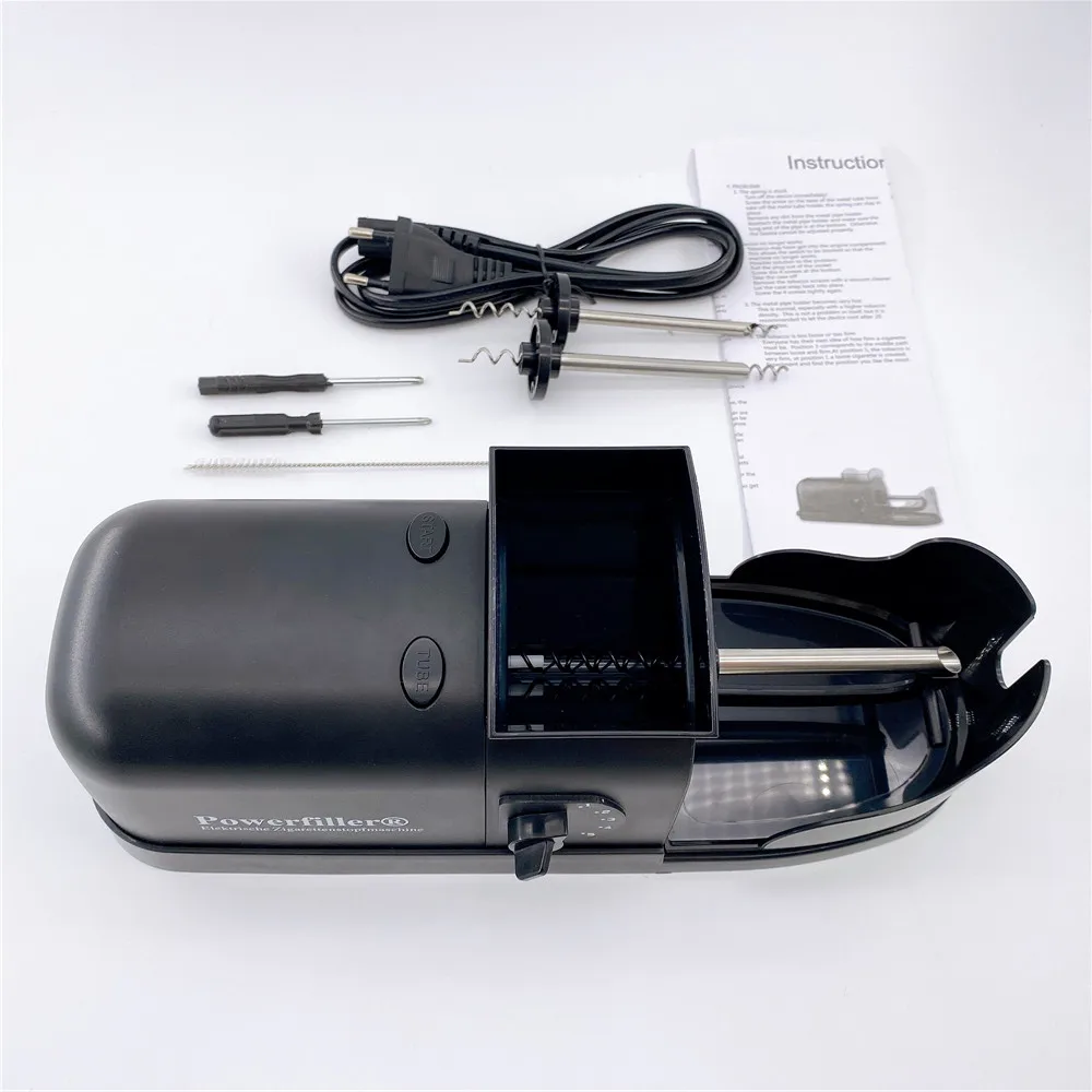 

5.5/6.5/8mm 3 In1 Switchable Slim Tube Automatic Electric High Speed Cigarette Rolling Machine Injector Maker Roller Smoke Tool