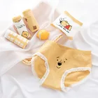 Хлопковые желтые трусики для косплея Disney Винни-Пух, удобное аниме нижнее белье, женские сексуальные модные мягкие трусики