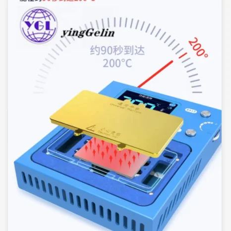 

JC AIXUN iheater pro 12 series module for iphoneX to 12 pro max and Android Mainboard Layer Heating Table Delete Glue