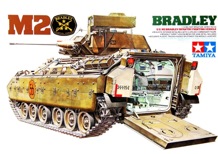 Модель TAMIYA 35132 1/35 США M2 Брэдли кавалерия боевой автомобиль | Игрушки и хобби