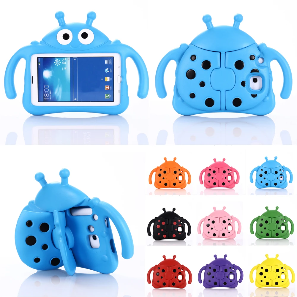 Симпатичный 3D мультяшный Жук детский безопасный ударопрочный EVA чехол подставка