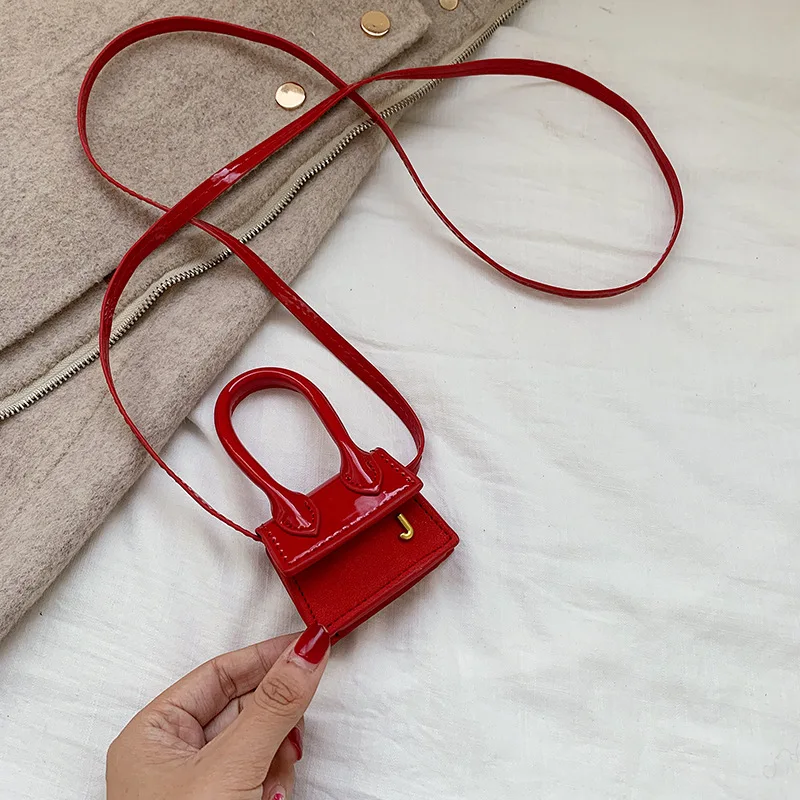 Mini Suede red Женская мини-сумка-тоут, новинка, крокодиловый узор, флип-сумка через плечо, женская простая сумка на плечо, маленькая квадратная женская сумка - Цвет: Mini Suede red