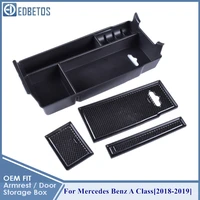 armrest box storage for mercedes benz a class a180 a200 2018 2019 stowing tidying car organizer internal accessories