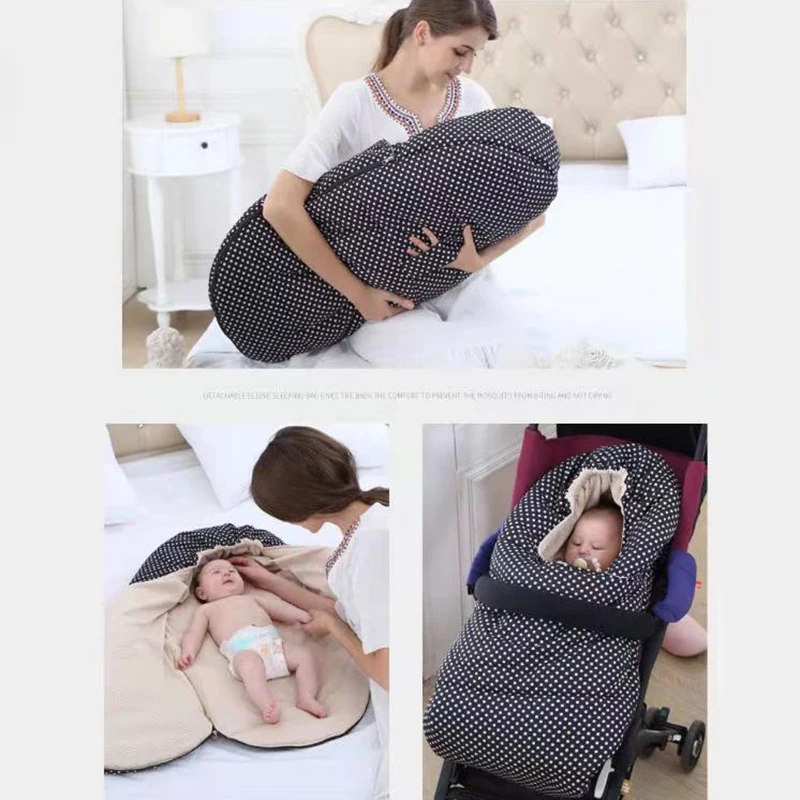 

Baby Stroller Sleeping Bag Infant Winter Carriage Footmuff Thick Warm Wheelchair Envelope for Newborns Winter Warm Sleepsacks