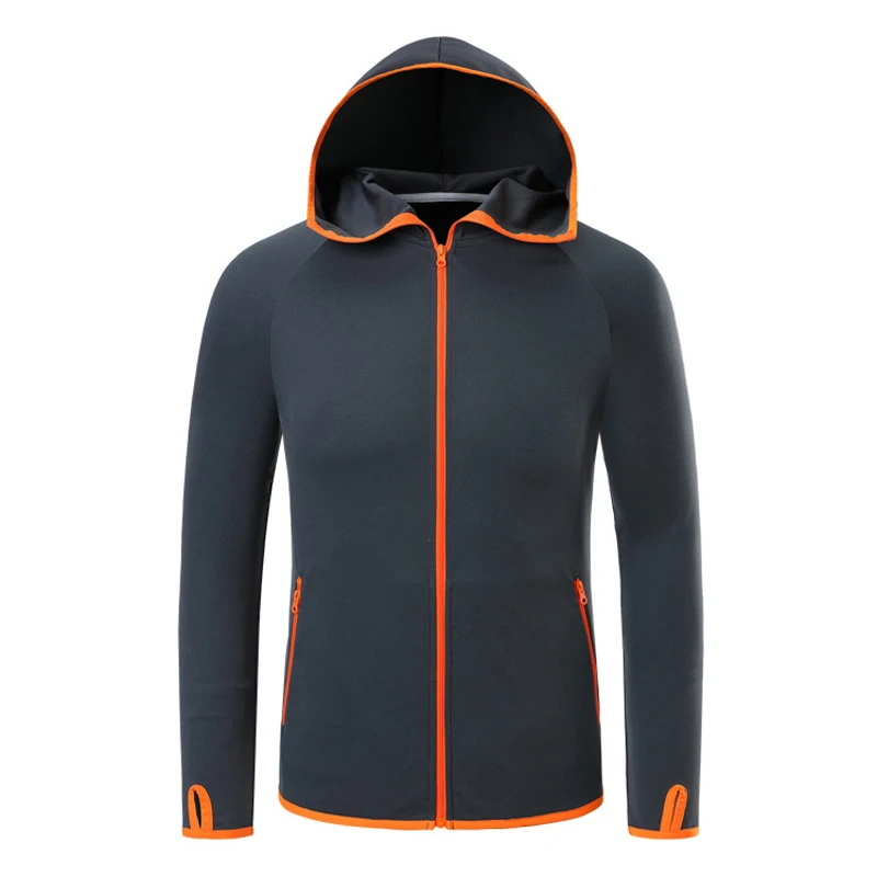 

Summer Trend Hooded Ice Silk Men's Outdoor Tourism Hiking Quick-drying Sunscreen Breathable Ultra-thin Fishing Clothes