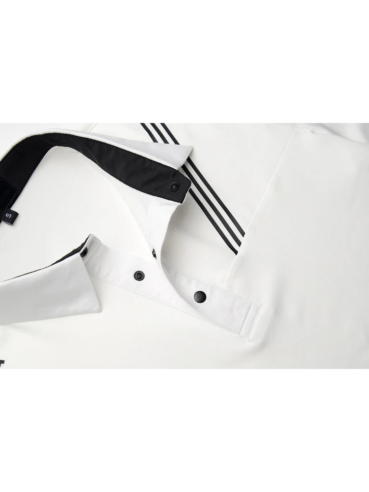 

2020 golf clothing OEM yarn dyed short sleeve polo shirt 100% polyester custom wholesale