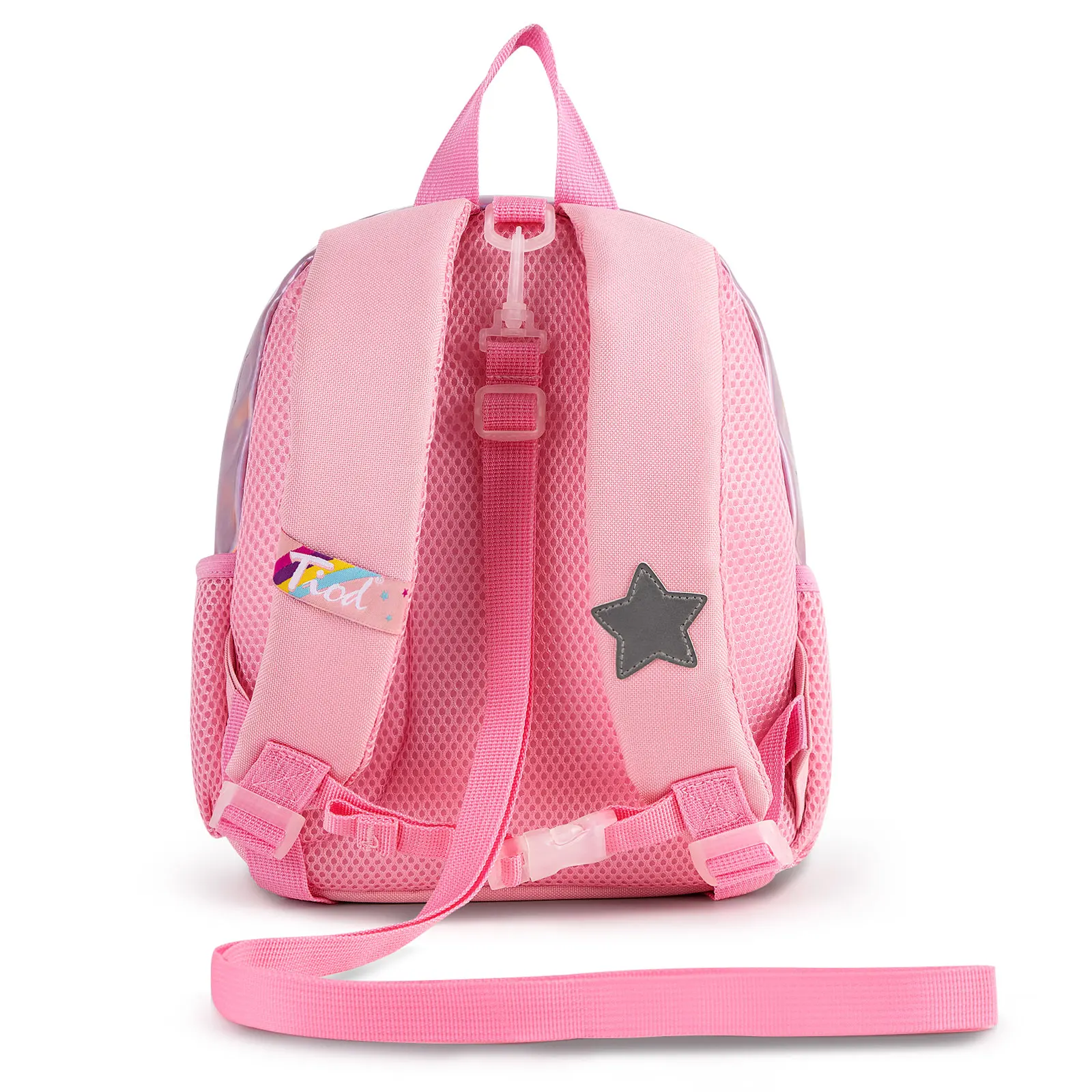 

Pink 3D Plush Unicorn Backpack for Kids Mini Bags Outdoor Water Proof Small School Bag Girls 11inch