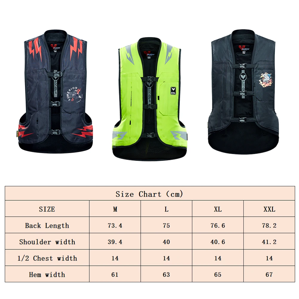 Жилет для системы безопасности мотоцикла мотоциклетная подушка светоотражающий