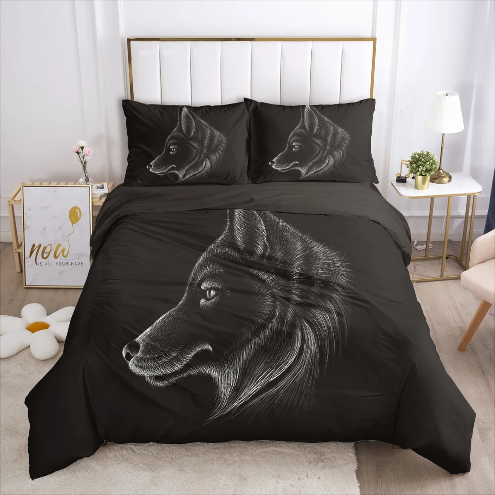 3D комплект постельного белья одеяло пододеяльник наволочки роскошное