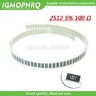50 шт. 2512 SMD резистор 5% 100 Ом 1 Вт 100R 101 IGMOPNRQ