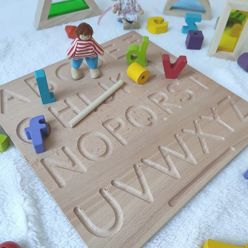 

Language Toy English Capital Alphabet Letter Board Cognition Writing Practice Home Work Preshool Toy