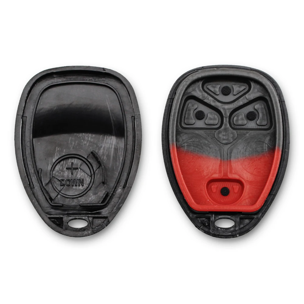 KEYYOU для Buick Cadillac Acadia Pontiac Savana Sierra чехол без ключа входа 4/3 + 1 кнопка резиновая