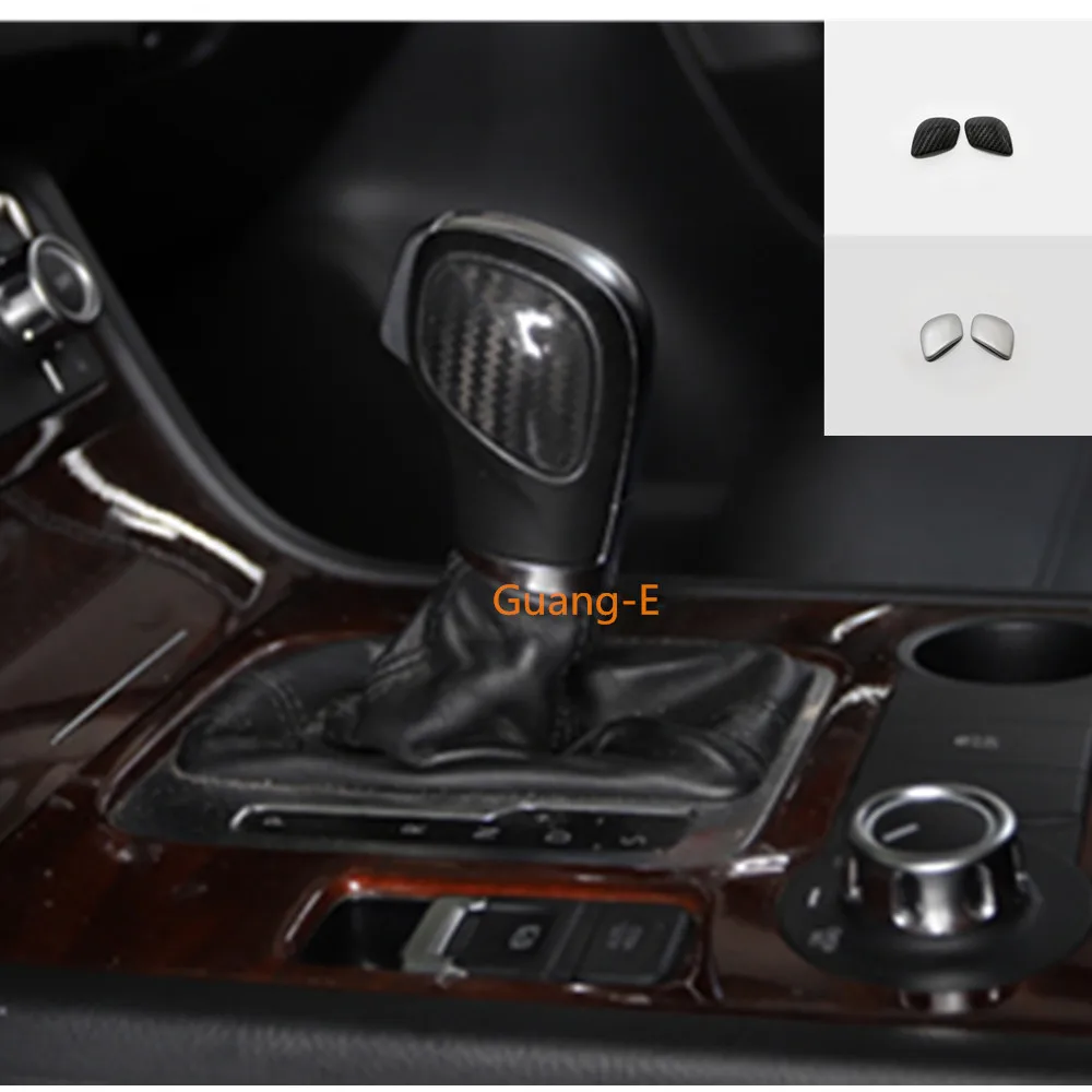 

Автомобильная ABS матовая/углеродное волокно внутренняя крышка ручки Топ ручка переключения управления рамка отделка для Volkswagen VW Sharan 2016 2017 ...