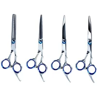 dog grooming scissors set 4 pieces stainless steel pet scissors kit for long or short hair small and large pet