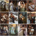 Винтажная алмазная живопись, алмазная живопись, благородная леди, полная алмазная живопись, женщина, Ретро стиль, алмазная вышивка 5D, вышивка, Декор