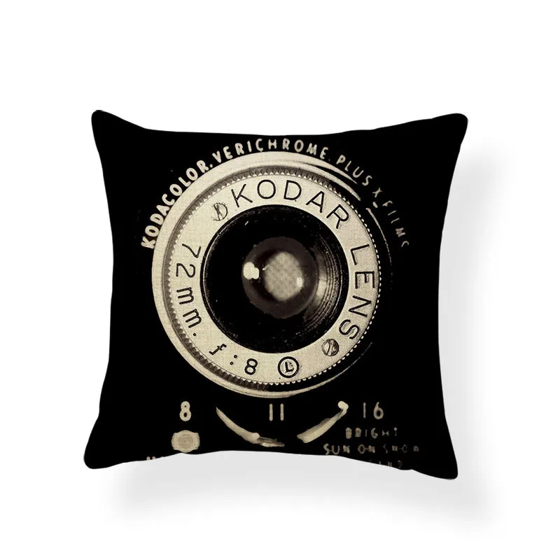 Современная и простая наволочка из льнового материала с ретро узором в стиле Европы и Америки для велосипеда, камеры и телефона. Продается на AliExpress и Amazon.