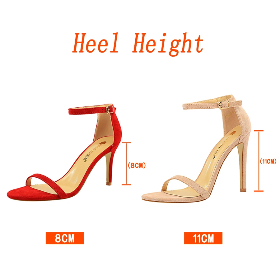 

2021 Women 8cm 11cm High Heels Fetish Sandals Lady Gladiator Platform Strap Stripper Shoes Lady Low Heels Platform Party Sandles
